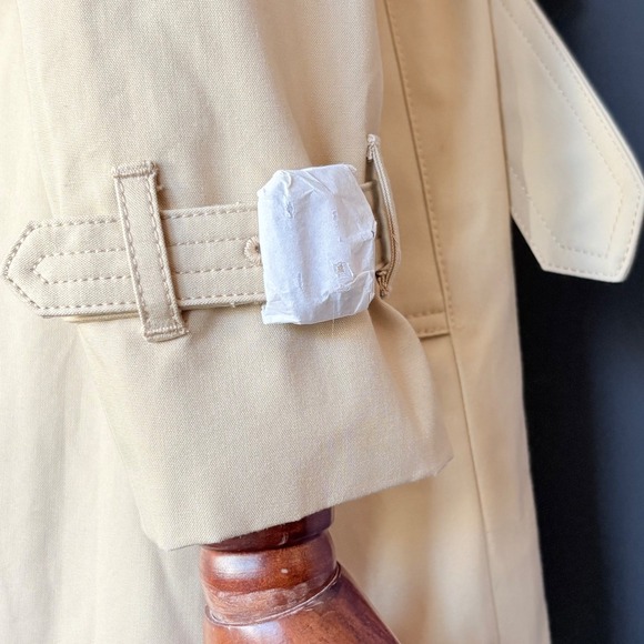 New w/ tags - J Crew Collection Icon Trench Coat | Petite 0 | Light Khaki E1708 - Picture 9 of 13